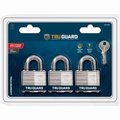 Wordlock TG 3PK112Lam Padlock 1803TRITG